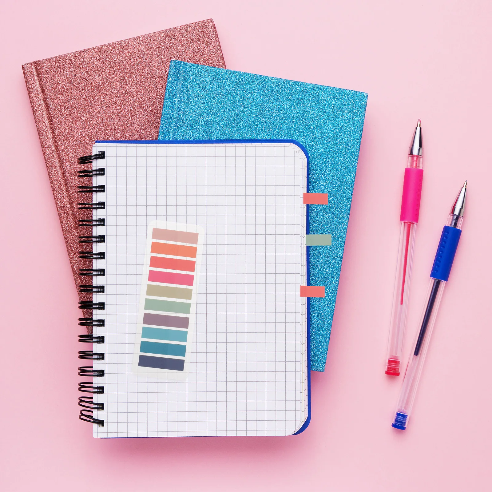 

2000Pcs Pet Self Adhesive Writable Index Tabs Sticky Divider Tabs for Notebooks Books Journals Page Marker Flags