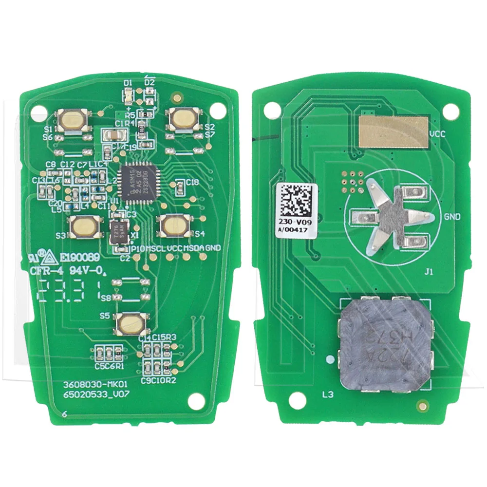 Great Original 434MHz 4A Chip 3608030-MK02 Proximity Car Remote Control Smart Key For Changan CS75 Plus UNI-T Eado Plus