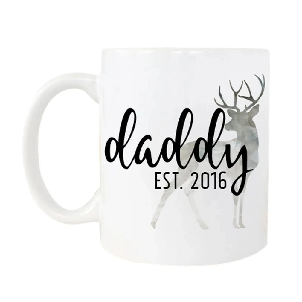 We Have A Hero Father Cups Parent Papa Tea Gifts Coffee Mug Ceramic Teaware Coffeeware Dad Creative Cup Personalized Gifts