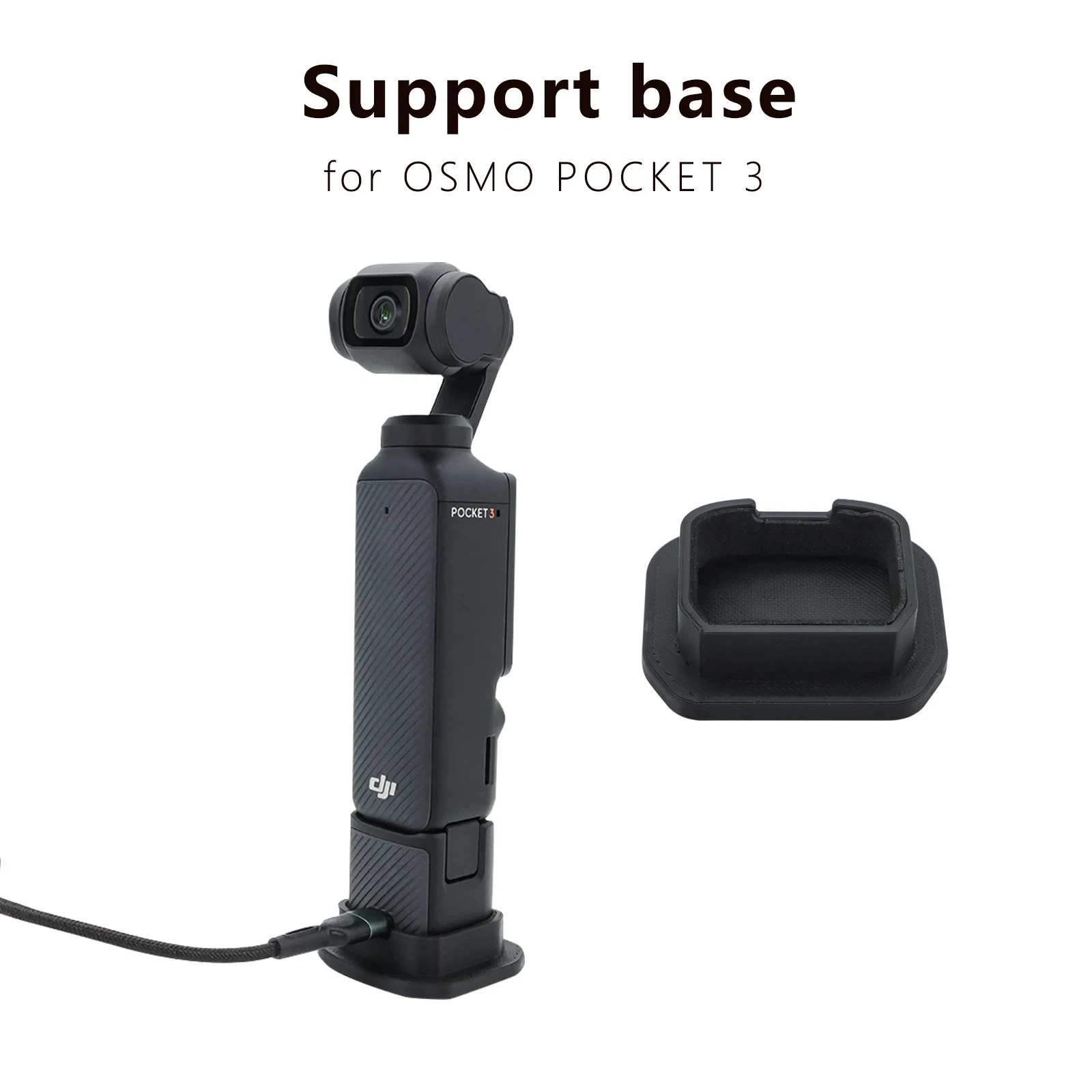 Silicone Dock Desktop Base For DJI Osmo Pocket 3 Sport Camera Anti-skid Fixed Extension Base Stand