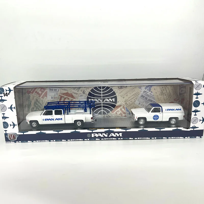 NUOVE M2 Macchine Auto Hauler Tw21 Scala 1:64 Pressofuso In Lega Modello di Auto Collezione Regalo 1969 Dodge L600 SCATOLA Giocattoli per I Bambini