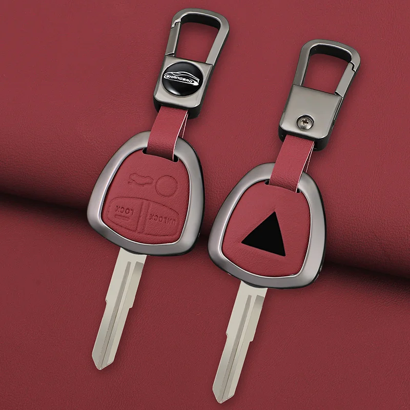 

Zinc Alloy Car Key Case Holder Cover For Mitsubishi Lancer EX Evolution Grandis Outlander Triton Pajero ASX 3 Button Key Shell