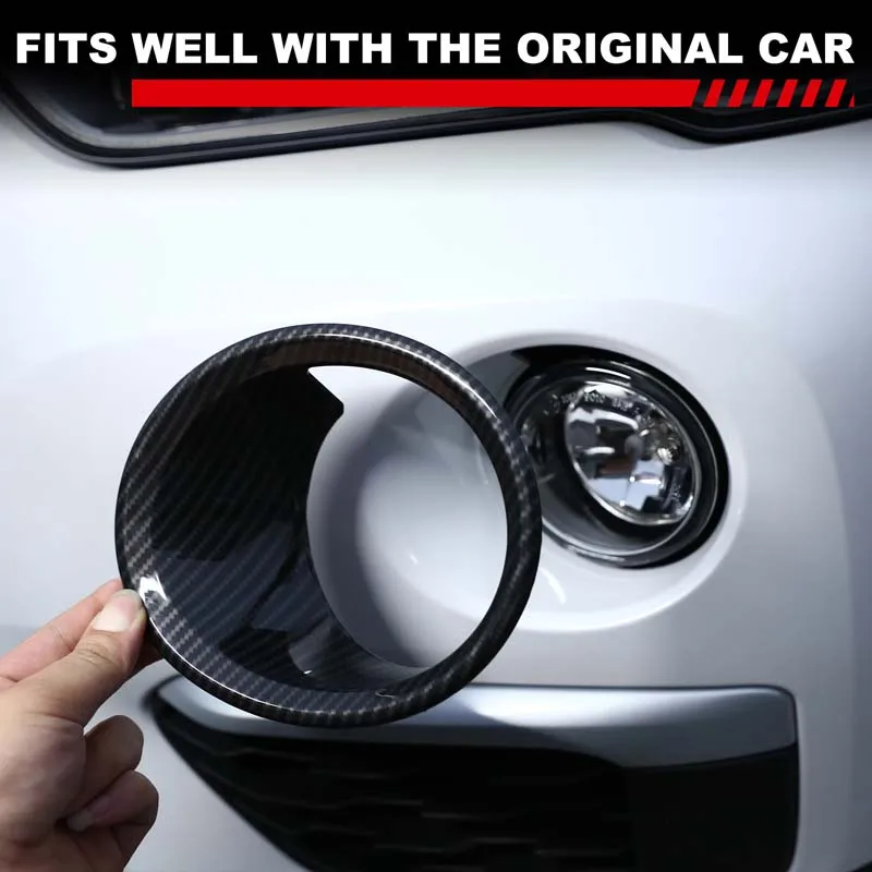 Front Nebel Licht Rahmen Lampe Ring Abdeckung Trim Dekorative Schutz Aufkleber Auto Zubehör Für BMW X1 F48 2016 2017 2018 2019