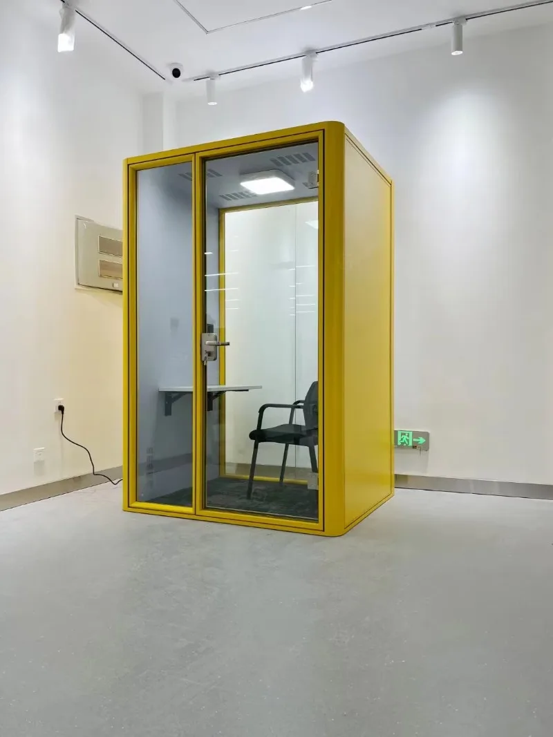 Schalldichte Kabine Moderne Umweltfreundliche Große Schalldichte Räume mit Leisen Schalldichten Lautsprechern für Privates Indoor-Büro