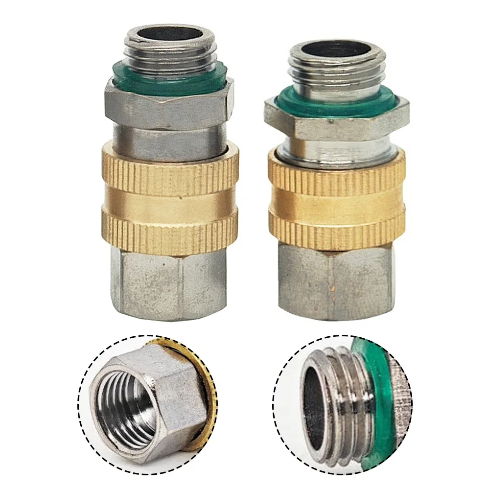1Pcs Copper Quick Connector For Agricultural Dosing Plunger Pump High Pressure Hose Dispenser Connector Accessories