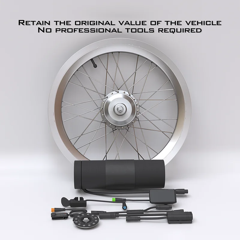 

Suitable for Brompton E-Bike Kits E-Bike Conversion Kits 36V10AH Battery,for Bike to Electric Bike Upgrade Kit