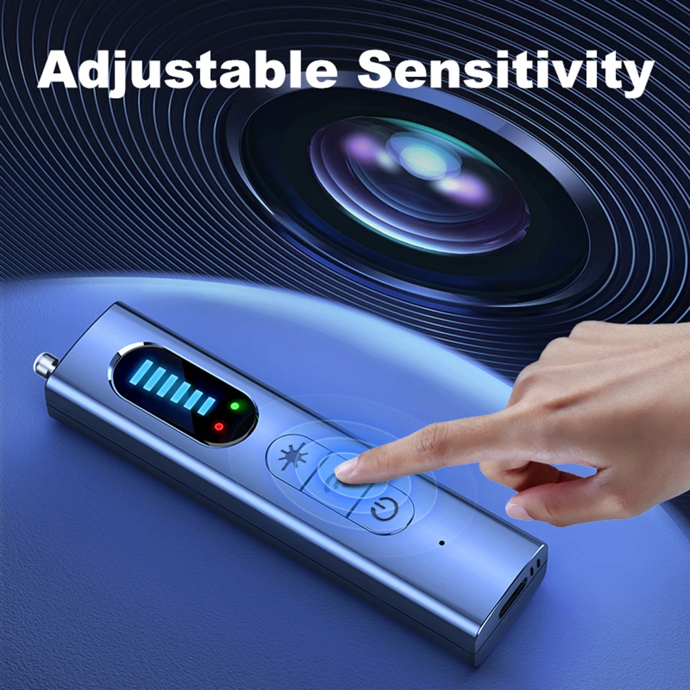 GPS Tracker RF Signal Detector Multi-functional Hotel Infrared Anti-Positioning Anti-spy Tracking Scanning Camera Detection