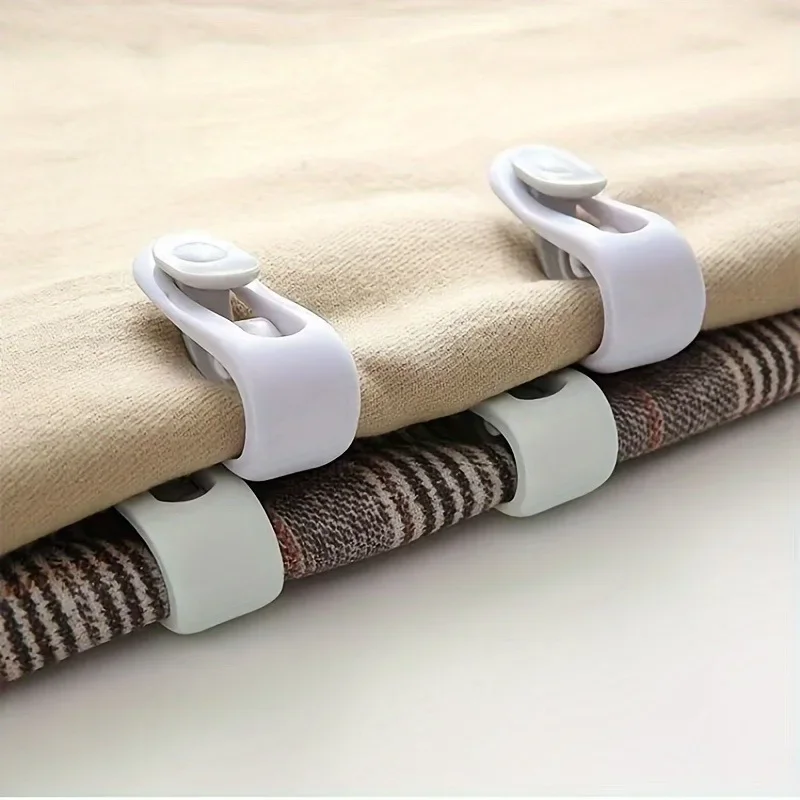 10PCS Bedroom Bed Sheet Clips Quilt Holder No Needle Non-slip Quilt Blanket Clip Curtain Blankets Quilt Cover Clip Fixer