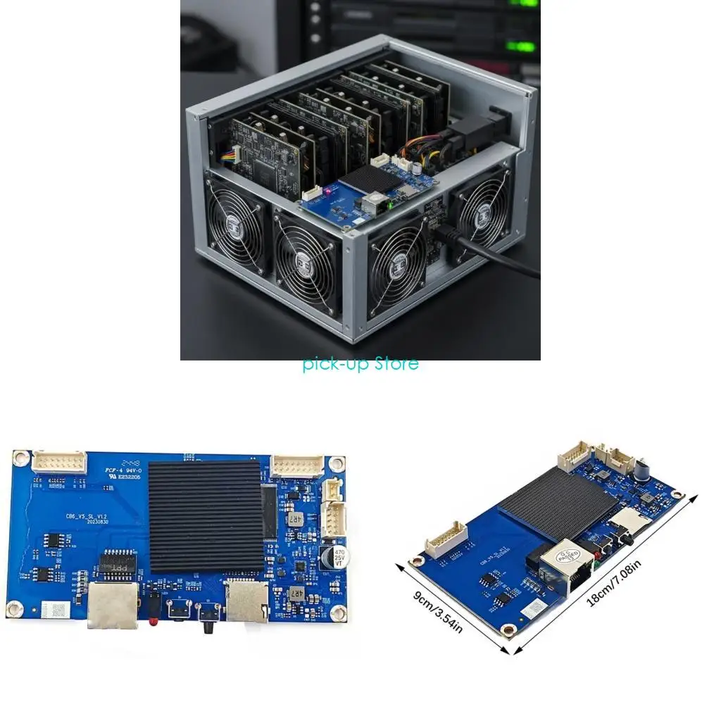 Tablero control máquina minería con tecnología refrigeración avanzada Q5WA CB6-V5 para modelos M53 M53S M63