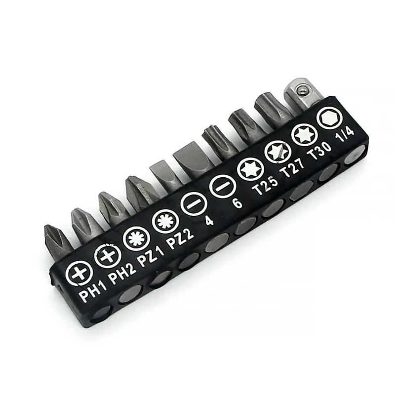 Pozi PZ0 PZ1 PZ2 PZ3 PH0 PH1 PH2 PH3 tip Screwdriver Bits 1/4\