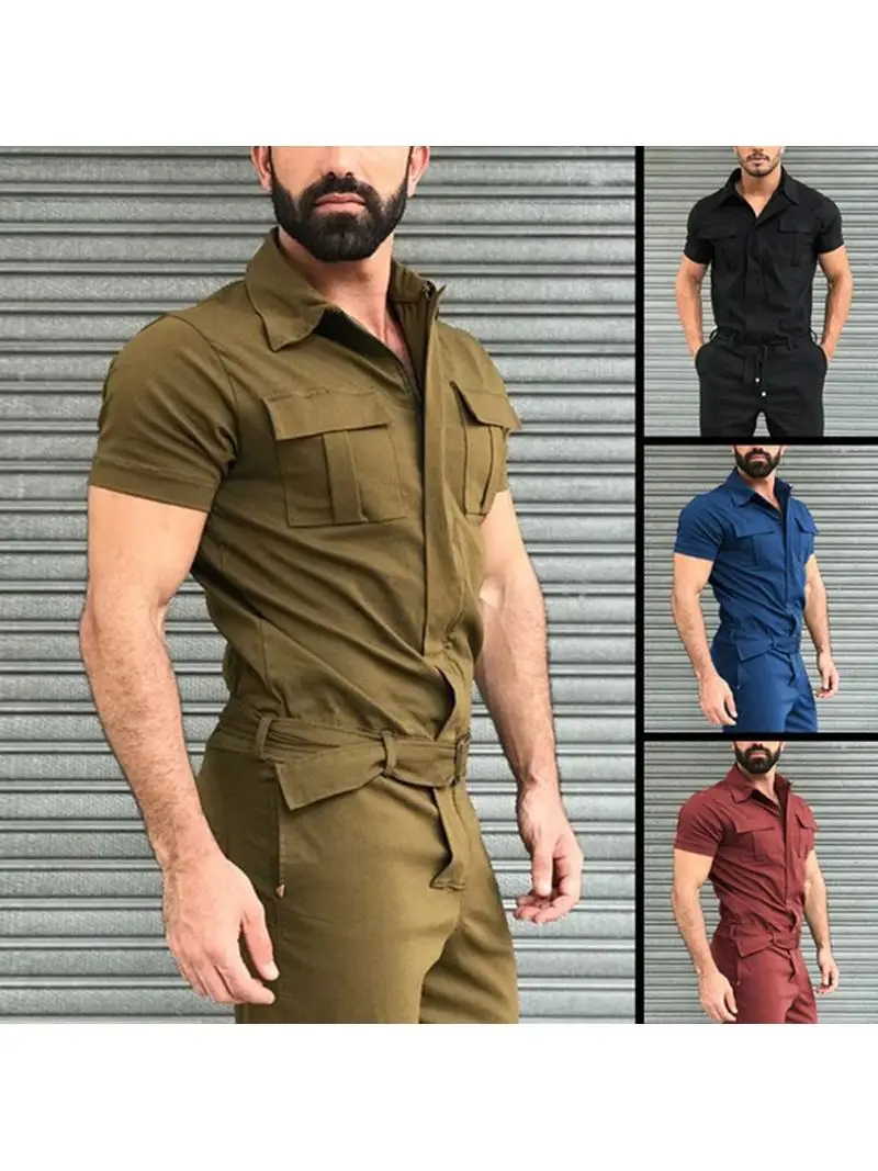 ensemble-de-salopettes-decontractees-a-manches-courtes-avec-ceinture-pour-homme-mode-ete-2026-coupe-ample-en-fibre-de-polyester-unisexe