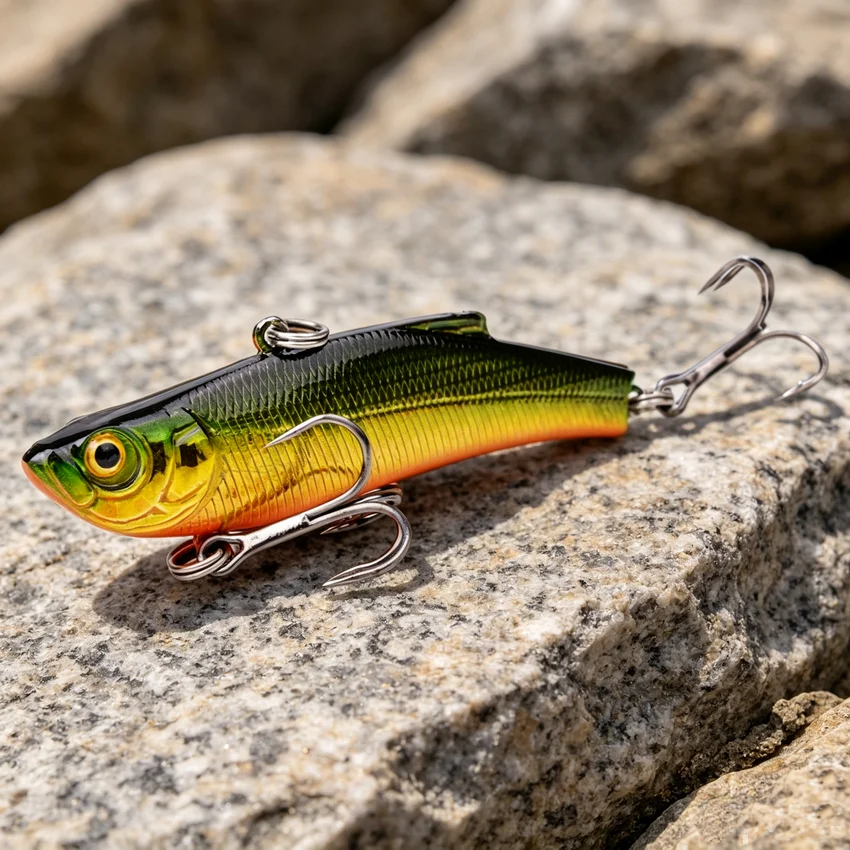 1 Stück 7 cm / 17,8 g Winter-Hardbait für das Meeresangeln, VIB 3D-Köderaugen, Wirbel-Tauchjig, Flügel-Wobbler, Pesca Crank Lures Swimbait – Detail 5