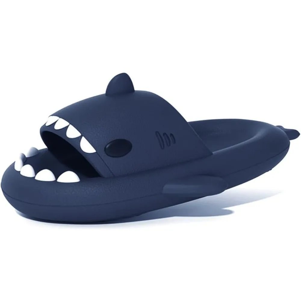 

Шлепанцы Welltree Shark Slides для женщин и мужчин, оригинальные тапочки-подушки, сандалии с открытым носком, мягкие шлепанцы Cloud Slides