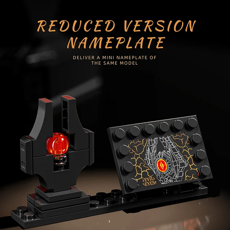 مجموعة بناء متوهجة أسطورية نموذج عين Allfathers طوب تجميع فني إبداعي هدية متوافقة مع MOC للبالغين والأطفال #5