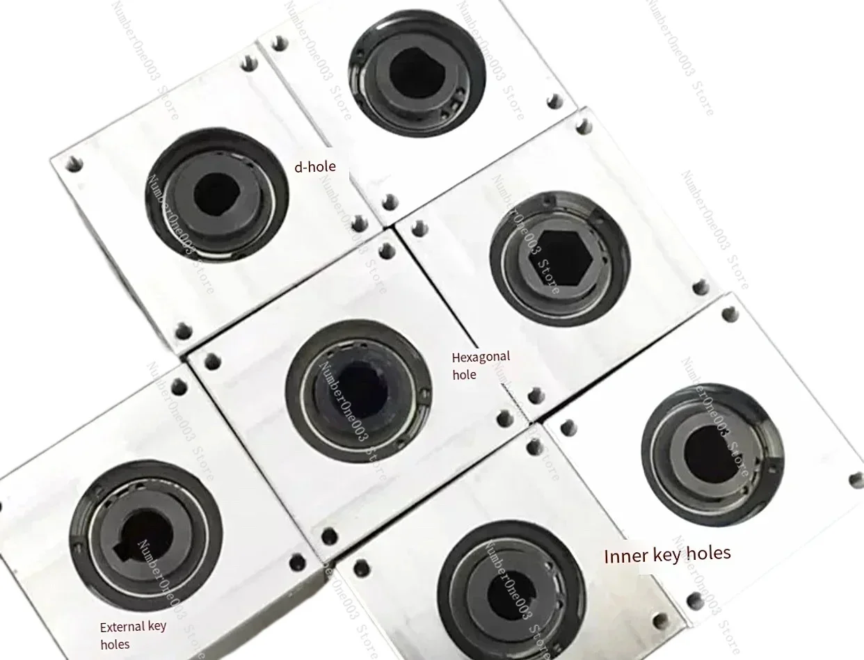 

Small Bevel Gear Angle Reducer Gearbox 1:1 Right Angle Drive Reversing Gearbox Shaft Keyway/Hexagonal Hole