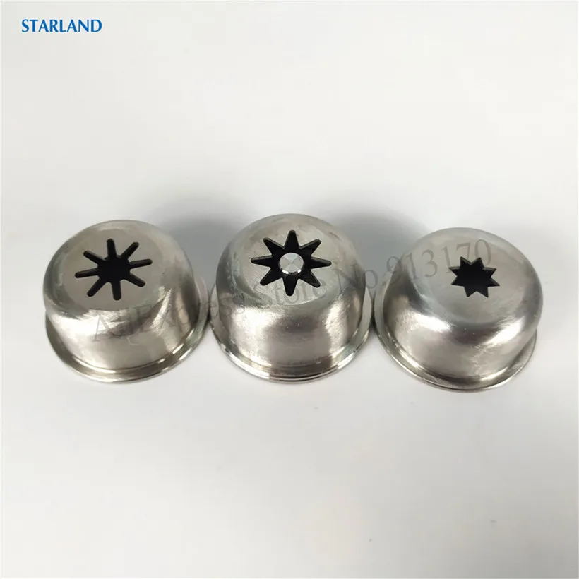 4 في 1 كروس النمذجة قبعات قطع الغيار قالب فوهة الأغطية تركيبات ل الفولاذ المقاوم للصدأ كروس صنع آلة الملحقات