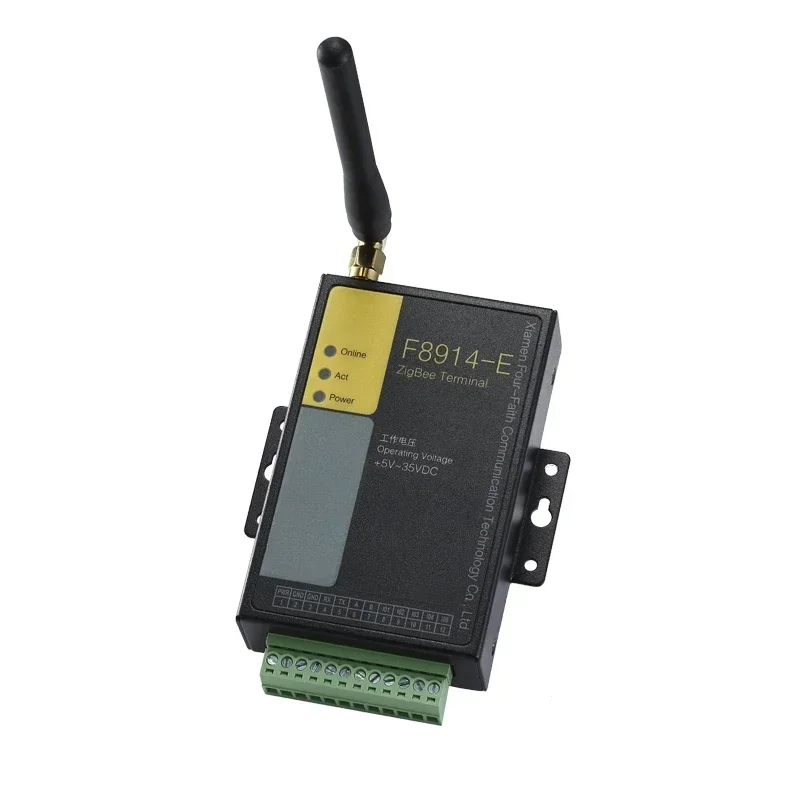 

gateway supports RS232/RS485 compatible digital 5 I/O channel, ADC, input pulse counter