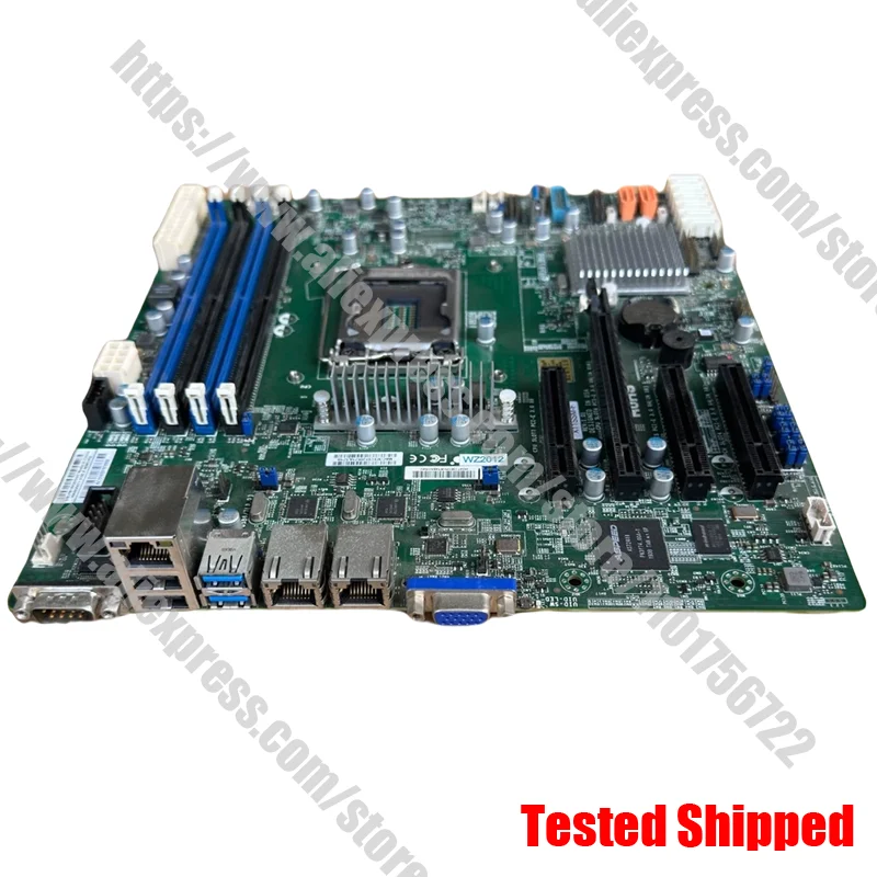 X11SSM-F MicroATX Motherboard LGA1151 E3-1200 v6/v5 7th/6th Gen. Core i3 Series 8 SATA3 (6Gbps) IPMI 2.0