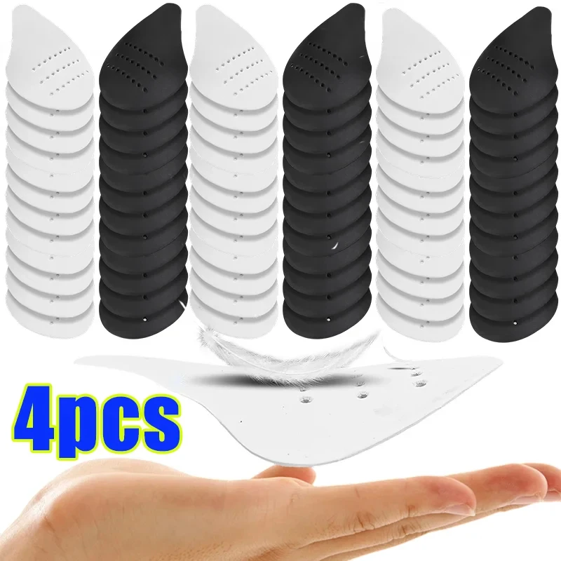 4/2Pcs Sneaker Shield Sneakers Anti Crease Wrinkled Fold Shoes Support Toe Cap Sport Ball Shoes Head Stretcher Protector