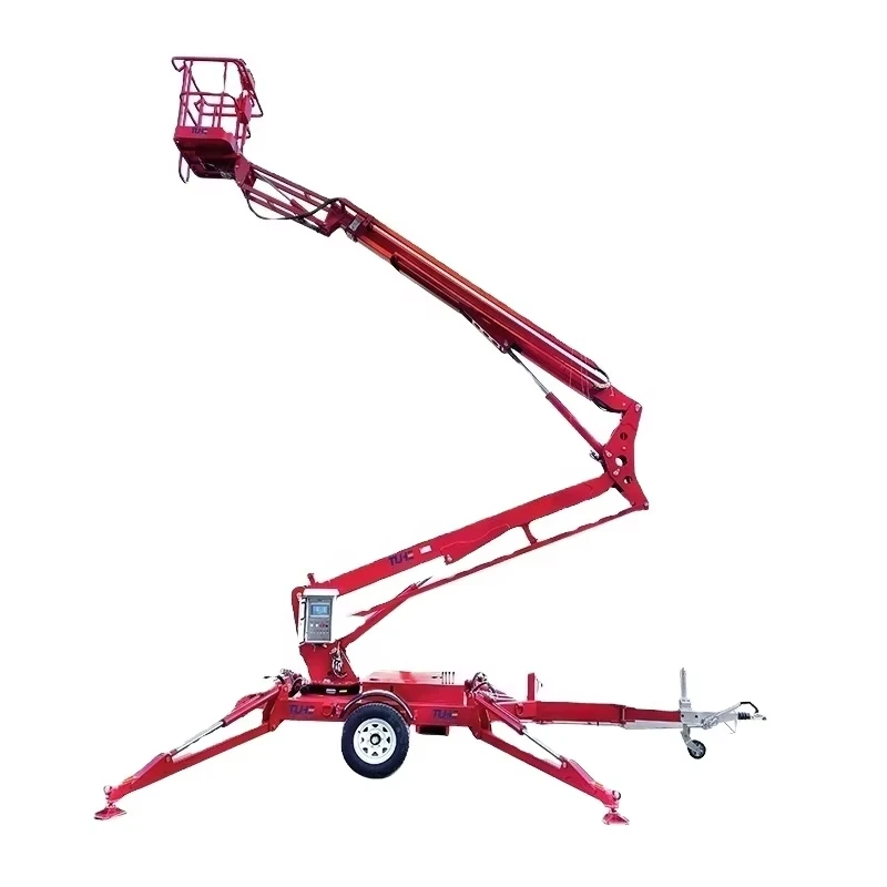 FOR 10~22m AC DC Diesel Towable Articulating Boom Lift Articulated Boom Lift