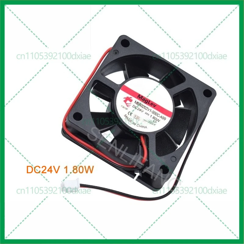 

5 шт. новый 6020 охлаждение MB60202V1-000C-A99 для SUNON DC24V 1,80 Вт 60*60*20 мм квадратный вентилятор 2-линейный источник питания кулер корпуса