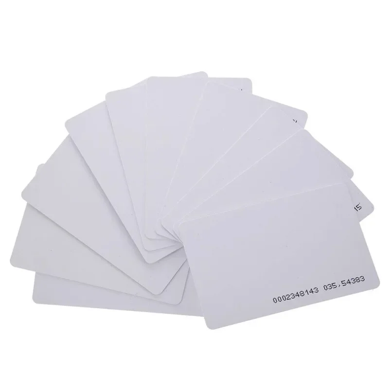 10-100 Pcs TK4100 EM4100 RFID 125kh Smart Entry Access Proximity Card Access Control Proximity ID Tag Chip Token, Read-Only