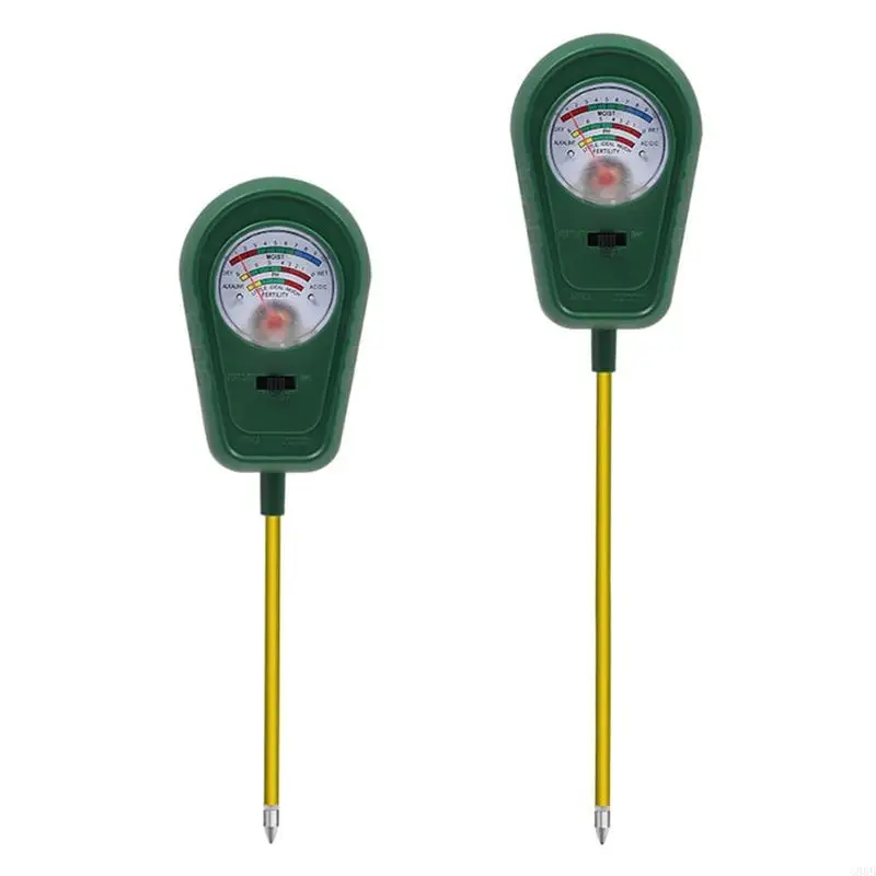 G88B Multifunction Detector for Garden Yard Patio Lawn Earth Utility 3-in-1 Soil Moisture/Fertility/pH Meter Portable Durable