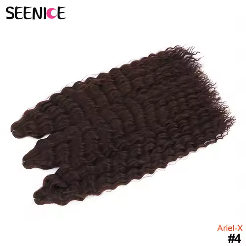 Ariel Curl Hair Water Wave Twist Crochet Hair Synthetic Crochet Braids Ombre Blonde Afro Curls Deep Wave Braiding Hair Extension - Image 30