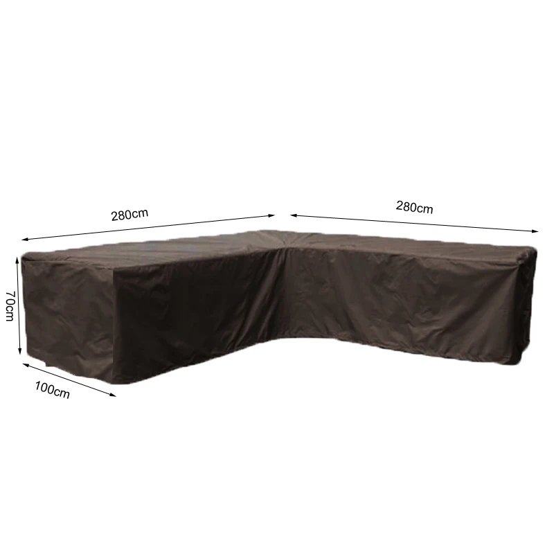 Large Sizes Protection Cover for Garden Corner Lounge Furniture Set, Waterproofed 210D Oxford Fabric, Custom Made Available image 4