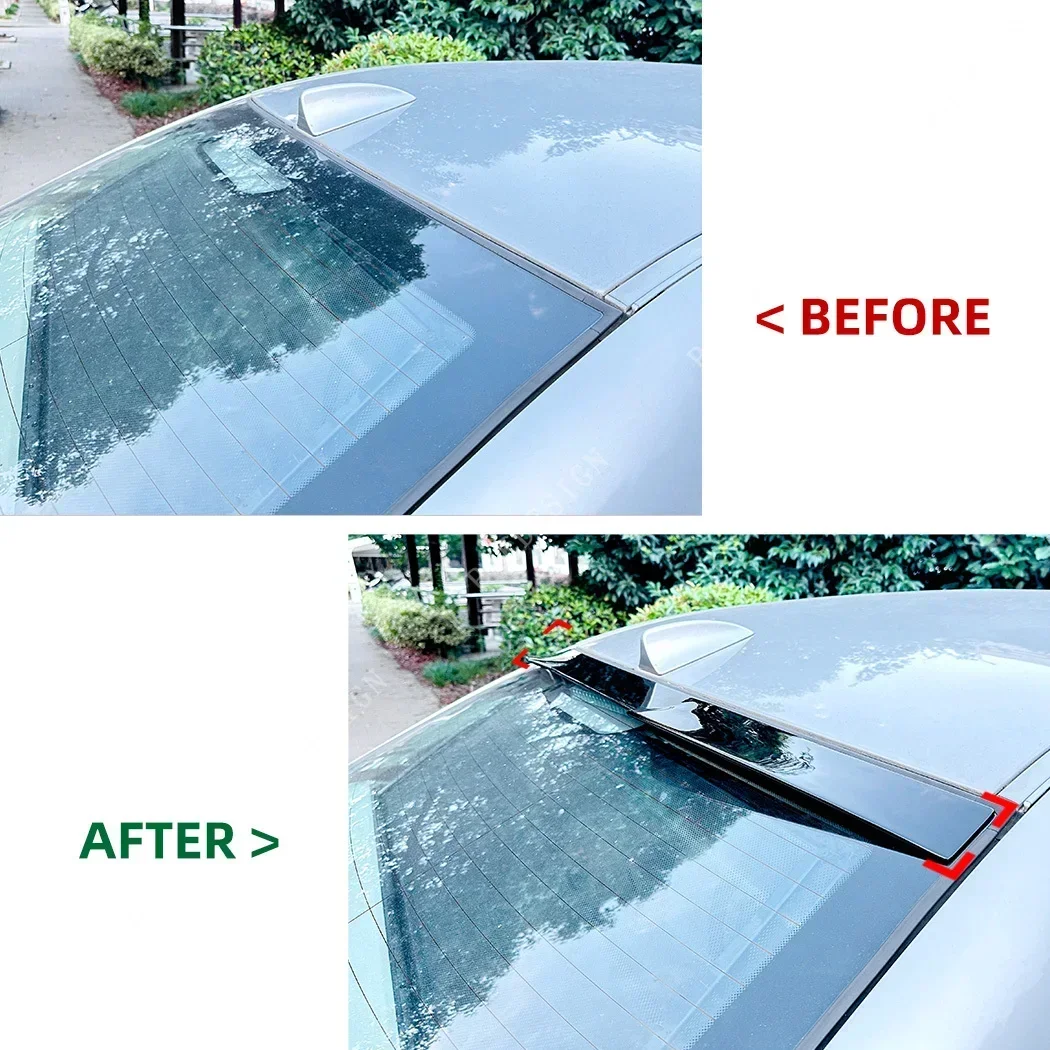 Gloss Black Rear Trunk Spoiler Wing Tail Deflector Tuning for BMW 5 Series E60 2004 2005 2006 2007 2008 2009 2010 Car Body Kit