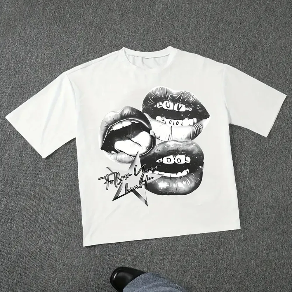 Harajuku Letter Graphic T Shirts Men Women High Street Oversized T Shirt Pro Choice Vintage Top Tee Female Male Clothing