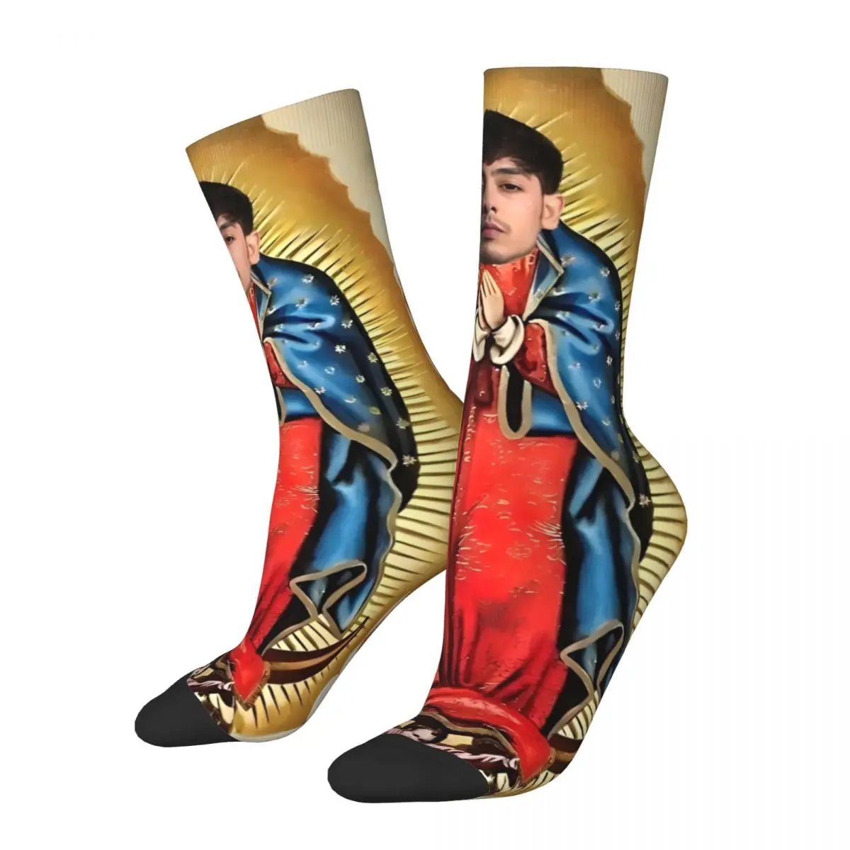 Happy Funny Male Men Socks Casual N-natanael Cano Funny Meme Sock Polyester Sport Women Socks Spring Summer Autumn Winter