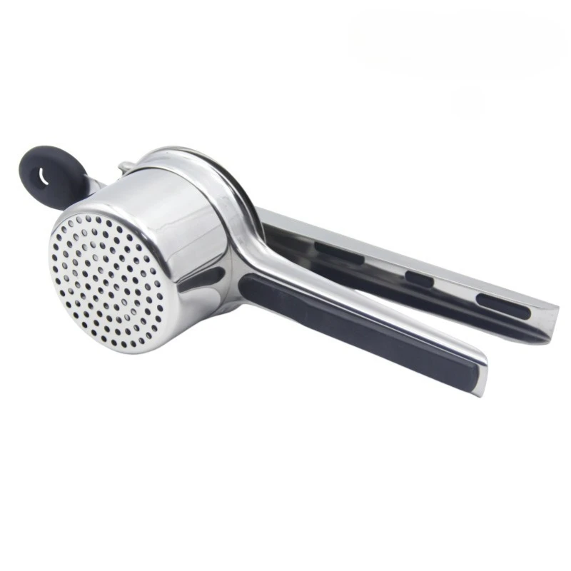 Stainless Steel Potato Masher Set Heavy Duty Ricer For Mashed Potatoes Potato Press and Kitchen Gadget 3 Interchangeable Discs