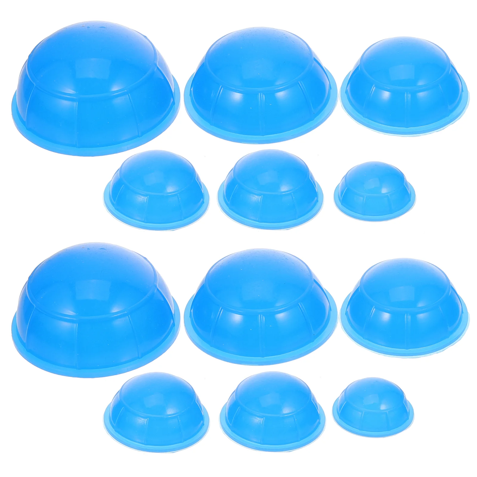 

12 Pcs Body Silicone Jars Facial Tools Pressure Point Massage Silica Gel Massager for