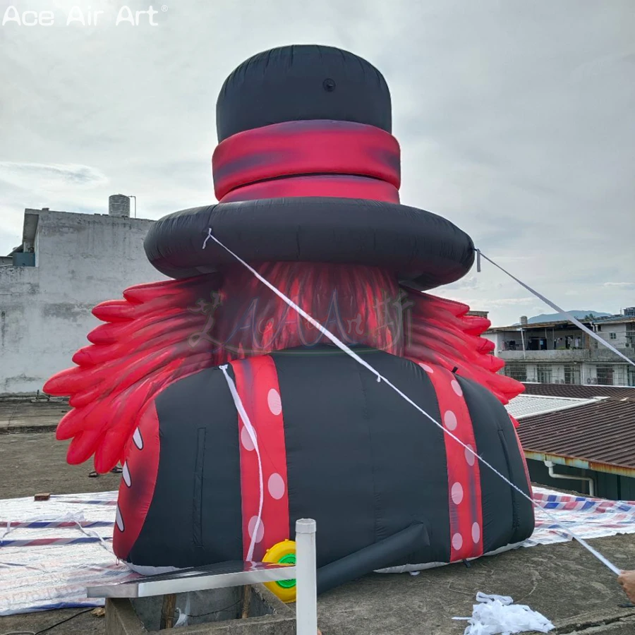 Balloon Decoration Made of Lightweight Oxford Cloth, Halloween Inflatable Clown With Air Blower