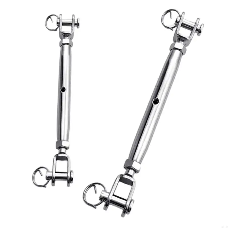 Heavy Duty Turnbuckles 304 Stainless Steel Closed Body Turnbuckles Long Last Performances for Professional Projects N2UD