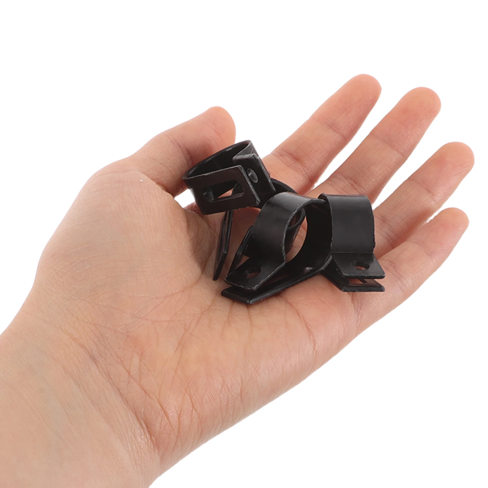 

500 шт. кабельные зажимы R-типа, черный пластиковый органайзер для шнура, регулируемый размер для домашнего офиса, промышленное управление проводом