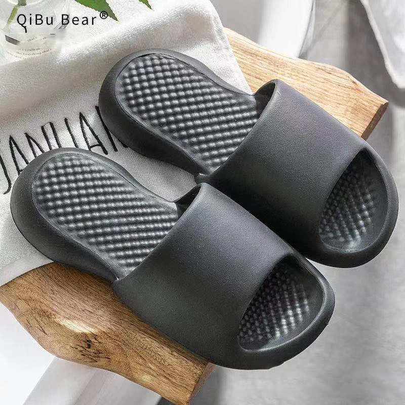 2022 New Men Fashion Slippers Indoor Household Summer Beach Ourdoor Slides Ladies Slipers Platform Mules Shoes Woman Flats