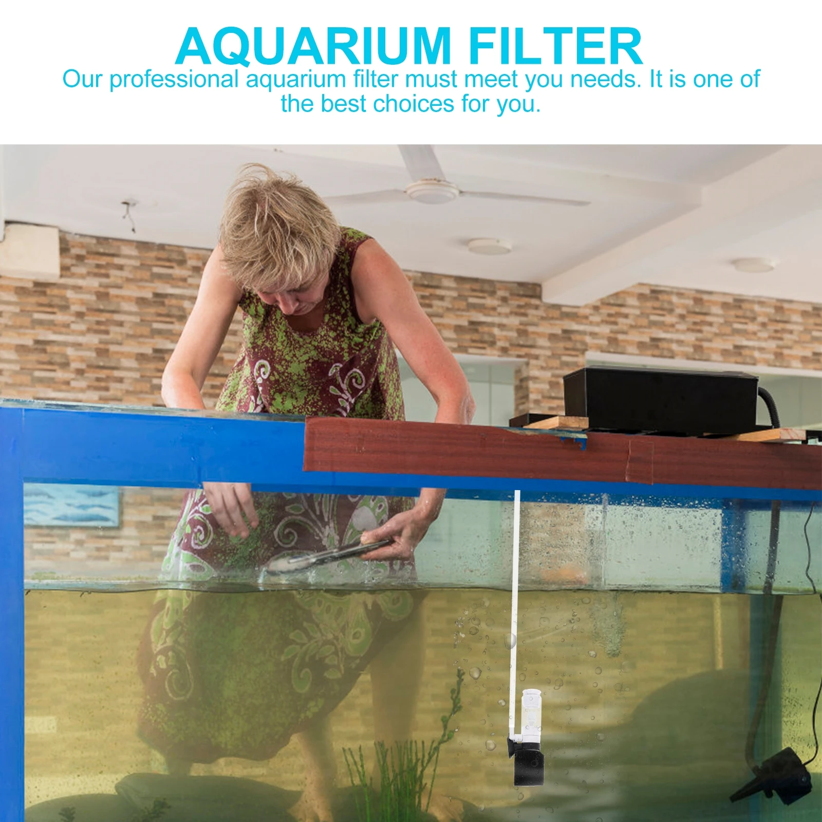 

Professional Mini Aquarium Filter Ultra-Quiet Pneumatic Mute Submersible Oxygen Pump Nitrifying Culture for Small Fish Tanks