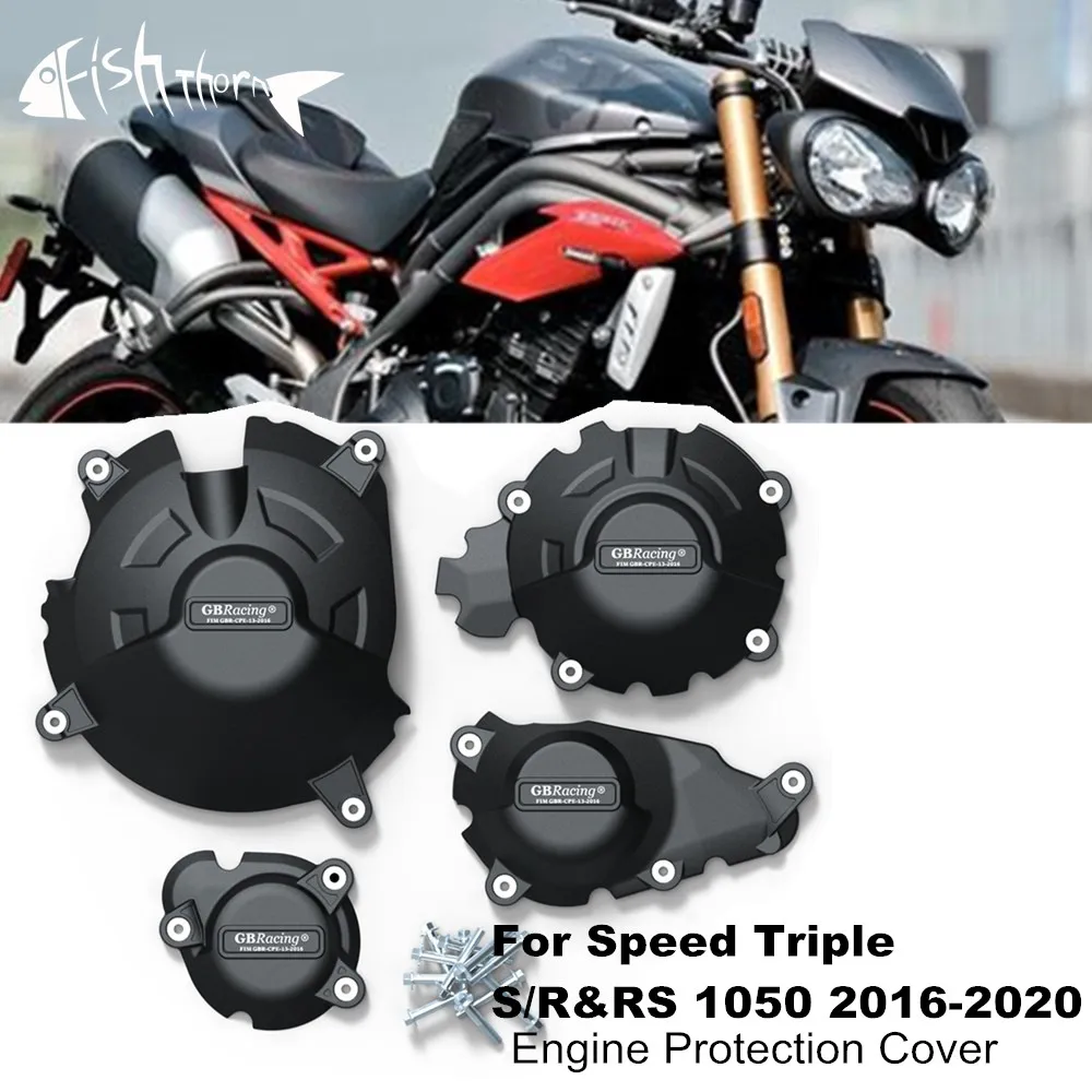 

For Speed Triple 1050 S R / RS 1050 2016 2017 2018 2019 2020 Motorcycle Engine Cover Sets Bonnet Protector Engine Cover
