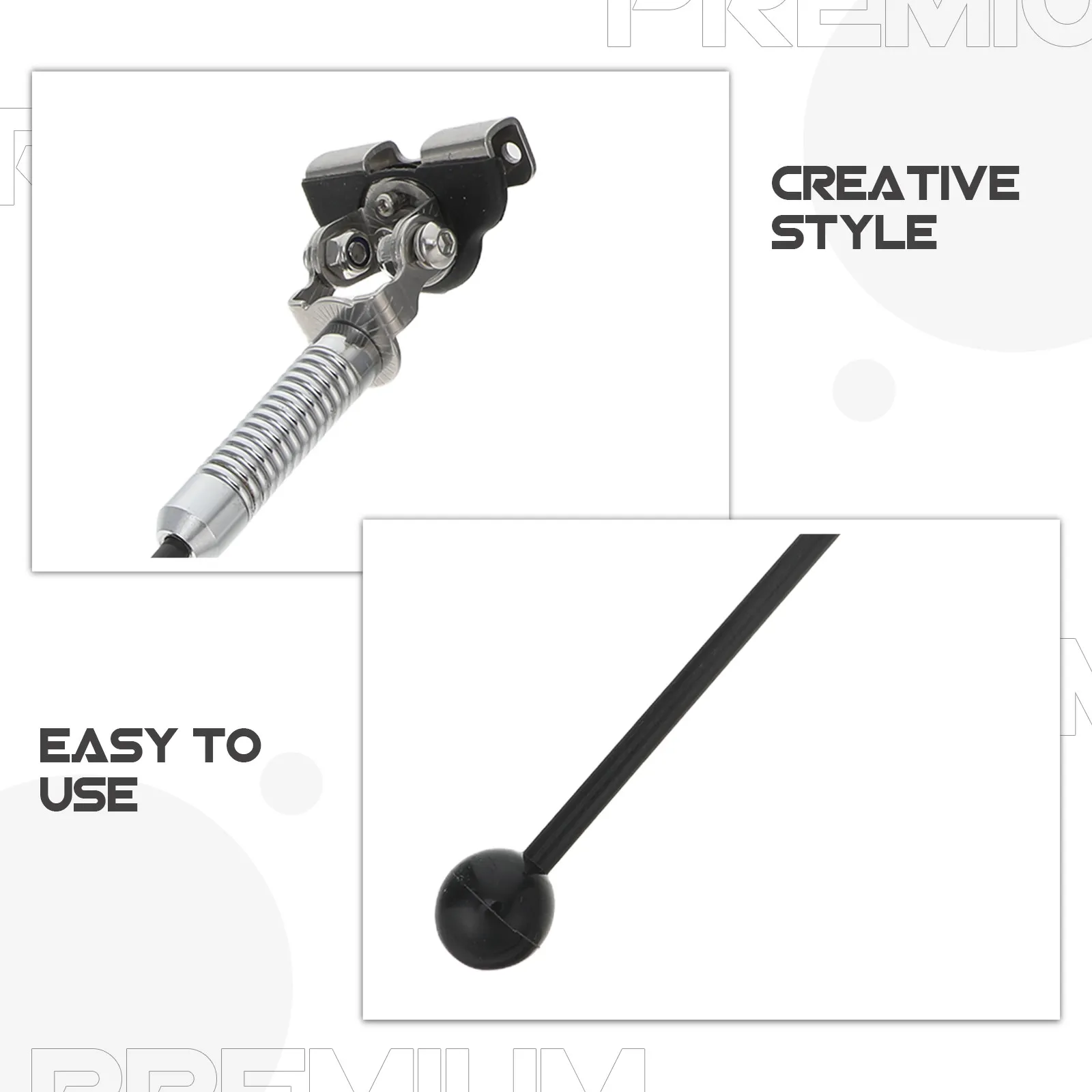 Heavy Duty Car Hood Flag Pole Mount for Sedan Suv Trunk Window Outdoor Racing Parade Camping Events Automotive Flag Holder Clip - view 3
