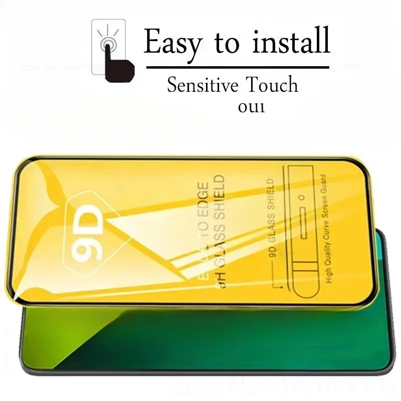 3PCS 9D Tempered Glass For Xiaomi Poco M6 Pro M7 M5 M4 X6 X7 X4 X3 Pro Screen Protector For Xiaomi Poco F6 F7 F5 F3 Pro X4 C75 view 2