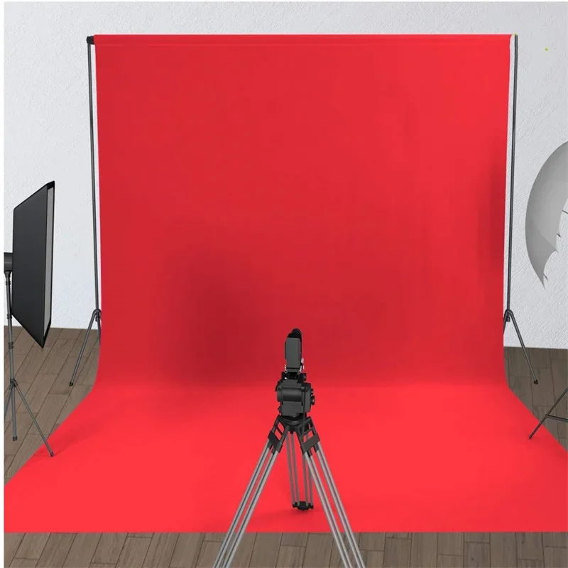 GAINVANE Photographic Background Red Screen Solid Color Backdrop Cloth Chromakey For Photo Studio Video Ceremony Home Decoration