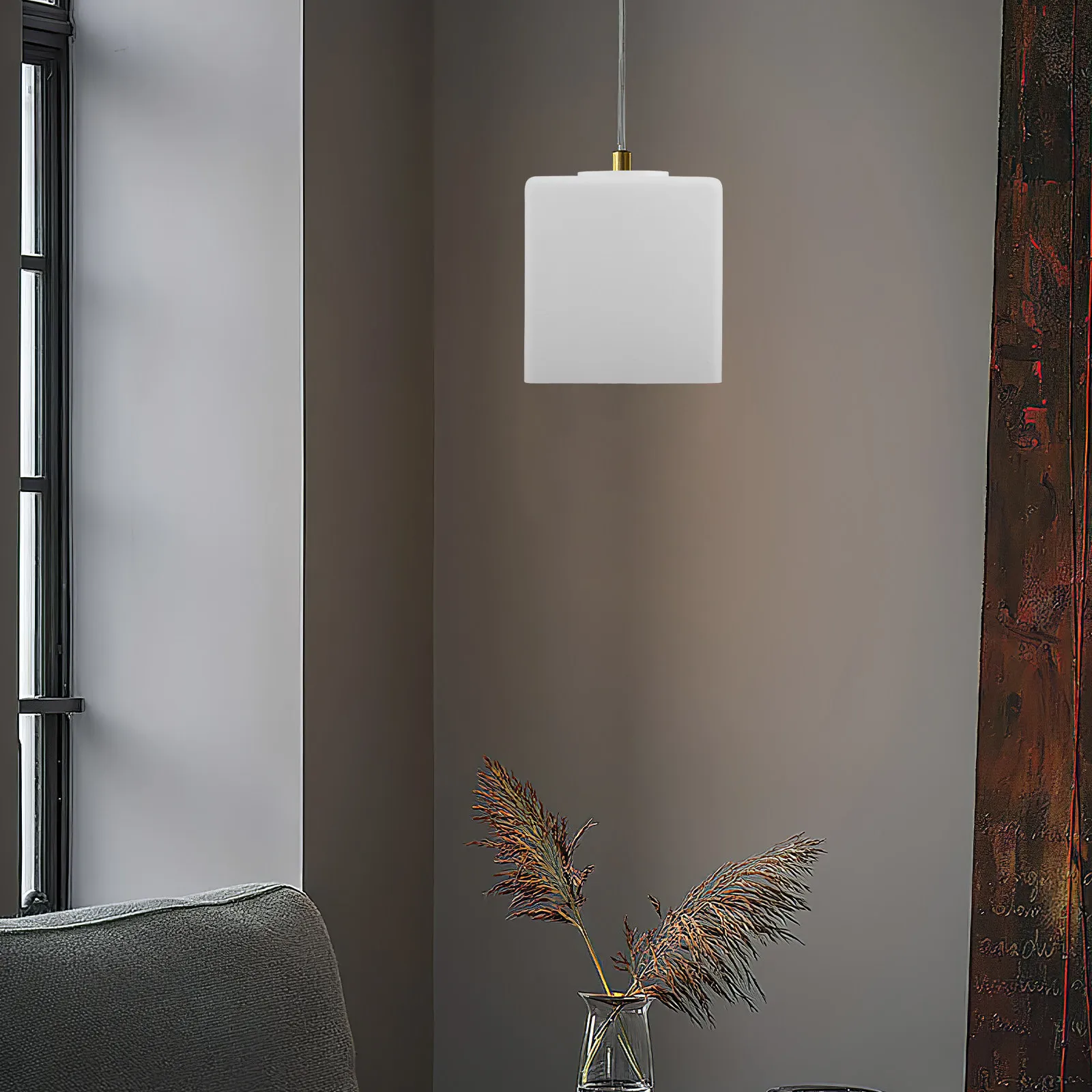 

Modern Square Glass Lampshade 100Mm Clear High-Transparency Light Shade for Table Lamp Pendant Ceiling Wall Desk Lamp