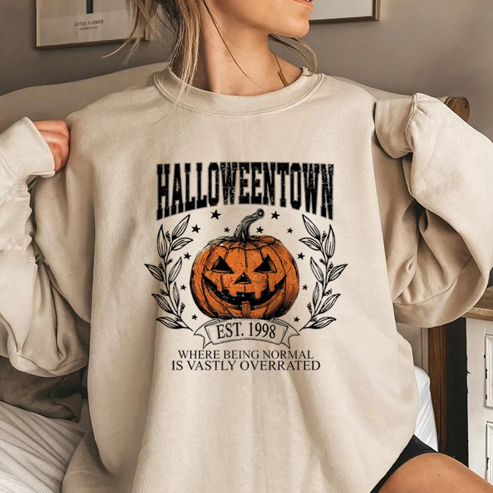 Halloweentown 1998 Sweatshirt Retro Halloweentown University Pumpkin Shirt Funny Fall Hoodie Spooky Season Halloween Sweatshirts