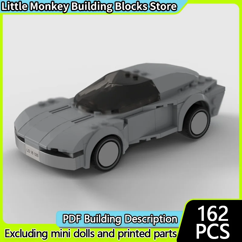 

Модель городского автомобиля MOC: Многофункциональный модульный конструктор-транспорт, развивающая игрушка для детей, подарок на праздники, набор для сборки