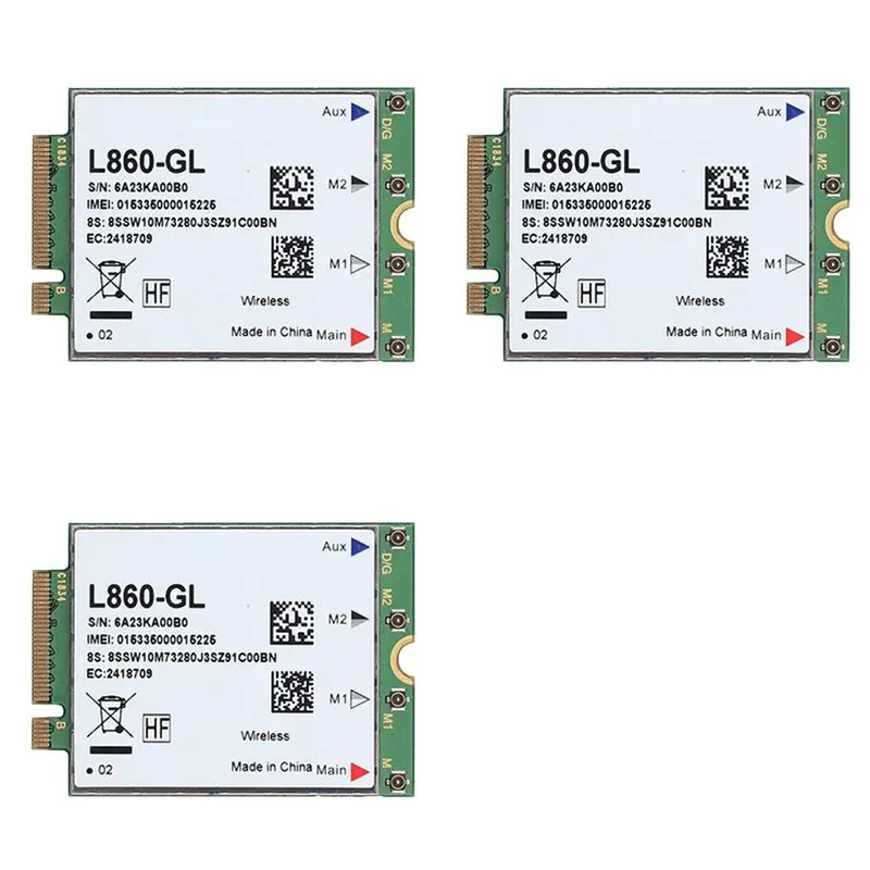 Карта WWAN Classic-3X L860-GL для модуля Fibocom 4G, универсальная версия, карта Wi-Fi M.2, не для Lenovo