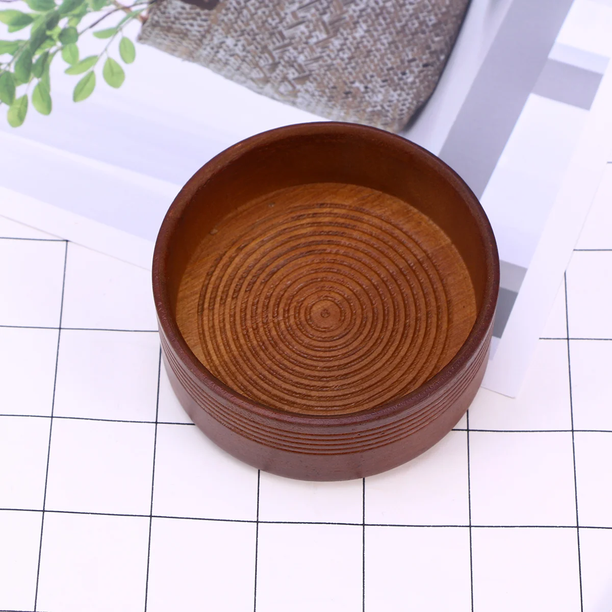 

Premium Shaving Soap Bowl Wooden Cup Large Deep Size Shaving Mug Container Smooth Surface Comfortable Safe Use