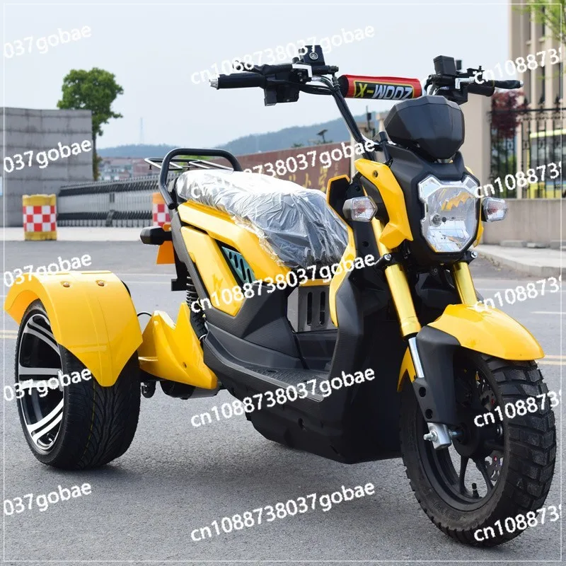 

New Cool Men's Electric Three Wheeled Beach Bike Motorcycle Tumbler Electric Car Leisure Personalized Elderly Car