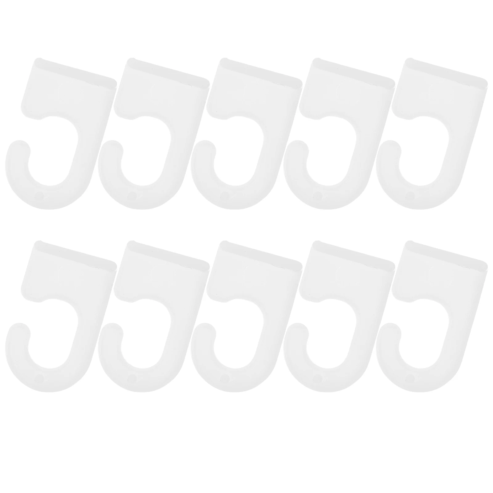 

10pcs Poster Scroll Hooks Advertising Rod Accessories Plastic Hanging Wall Picture Hanger Stable Structure Longtime Use